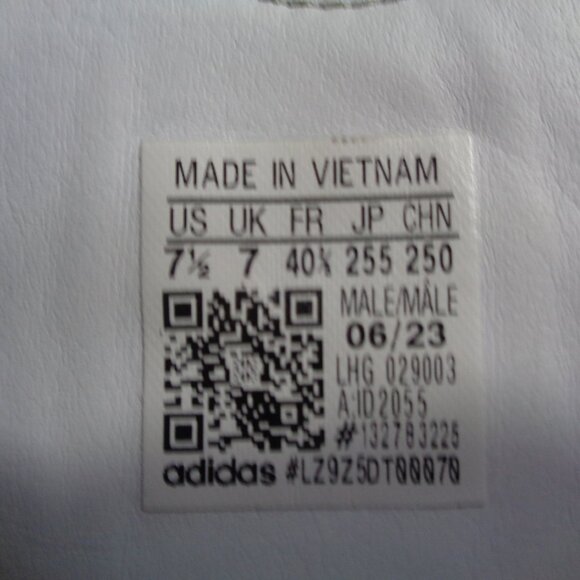 adidas Samba White and Light Blue Athletic Shoes - Picture 12 of 12